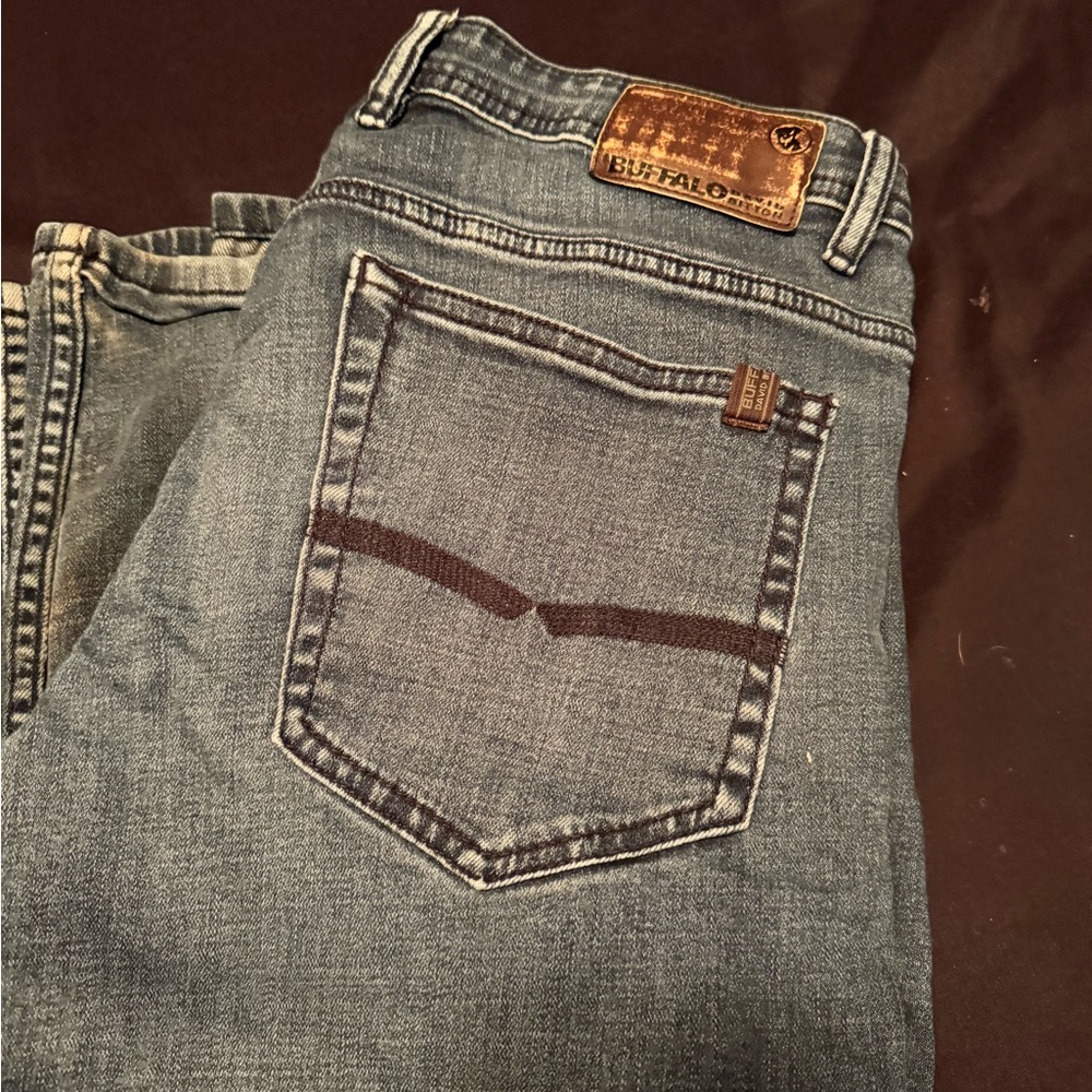 Jack by BB Dakota Men's Washed Blue Slim Straight Jeans
